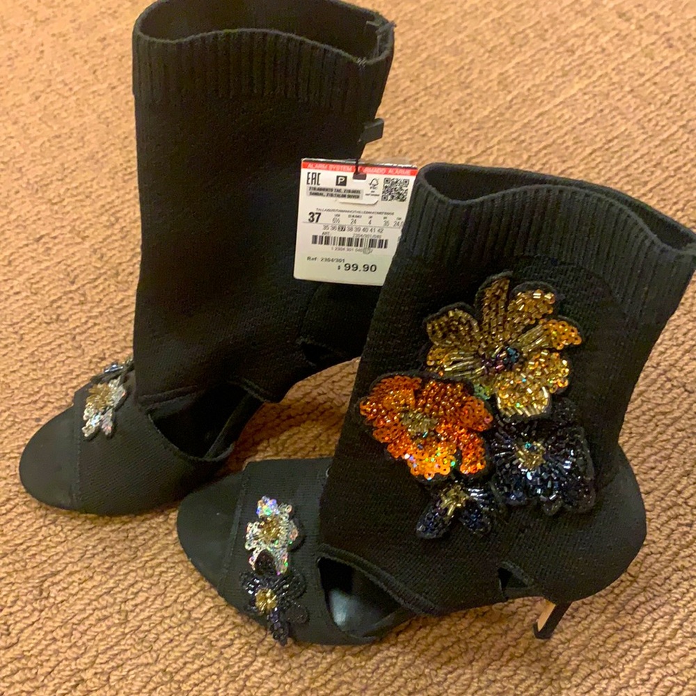 ZARA High heeled booties